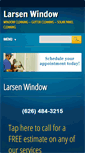 Mobile Screenshot of larsenwindow.com